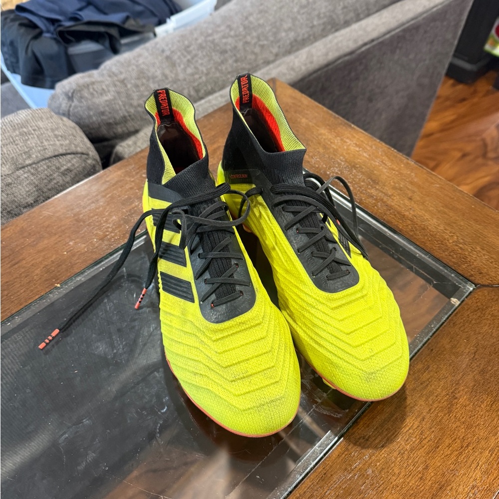 Adidas Predator Yellow Soccer Cleats